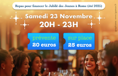 un-repas-gala-pour-financer-le-jubile-des-jeunes-a-rome-cet-ete