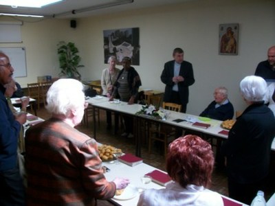 Rencontre avec des membres du MCR (Mouvement chrétien des retraités)